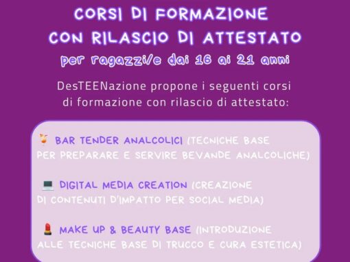 Vuoi metterti in gioco, imparare qualcosa di nuovo e dare una spinta al tuo futuro? Vuoi metterti in gioco, imparare qualcosa di nuovo e dare una spinta al tuo futuro?
