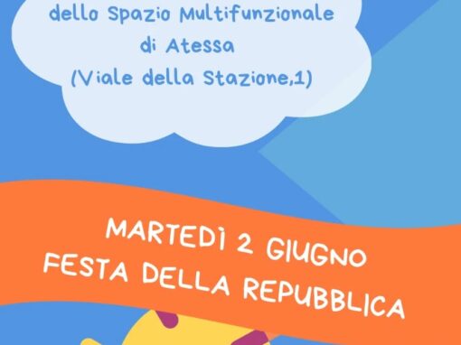 Lo Spazio rimarrà chiuso domani 2 giugno. Ci vediamo mercoledì 3! Lo Spazio rimarrà chiuso domani 2 giugno. Ci vediamo mercoledì 3!